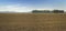 panoramic image of an Argentine field just prepared for sowing.