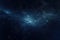 Panoramic Indigo Starry Sky in Deep Space, Generative AI