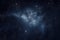 Panoramic Indigo Starry Sky in Deep Space, Generative AI