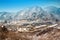 Panoramic of juyongguan great wall