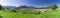 Panoramic land landscape