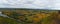 Panoramic Landscape Dordogne river and valley from Domme France