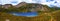 Panoramic landscape Ice Lake Basin southwest colorado