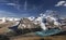 Panoramic Landscape of Mount Robson and Berg Lake