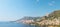 Panoramic landscape of Principality Monaco coast