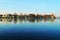 Panoramic landscape with reflections, Holland