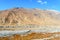 Panoramic Landscape scenery of Langza Village in Lahaul & Spiti Valley in Kalpa Kinnaur district of Himachal Pradesh, India Place