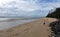 Panoramic landscape of Torquay beach in Hervey Bay