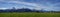 Panoramic landscape of the town of Fussen Schwarzwald germany