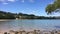 Panoramic landscape view of Coopers Beach Northland New Zealand