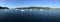 Panoramic landscape view of Mangonui Northland New Zealand