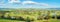 Panoramic landscape view of Yarra Valley in Melbourne