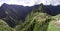 Panoramic Macchu Picchu inca ruins, Peru