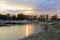 Panoramic Marina Sunset