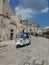 Panoramic Matera Scooter Vespa Basilicata in Southern Italy Apulia Italian Romantic Sassi Mel Gibson`s The Passion of Christ