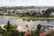 Panoramic Meissen cityscape