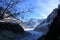 The Panoramic Mer de Glace in the Alps, close to Chamonix