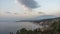 Panoramic morning view of Taormina in Sicily, Italy