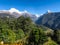 Panoramic mountain view seen from Ghandruk, Nepal
