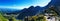 Panoramic from my way to the top the Polish Tatras