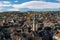 Panoramic Namur city view with Ã©glise Saint-Jean-Baptiste de Namur from Citadel, Belgium