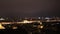 Panoramic of night cityscape cityscape of Prague