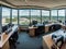 Panoramic office picture with employee benefits package