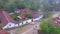 Panoramic of old town with stone streets