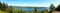 Panoramic Overlooking Somes Sound in Acadia National Park - Maine