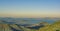 Panoramic photo of beach near Nea Makri as seen from Penteli mountain, Attica, Greece