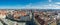 Panoramic photo of Prague from St. Nicholas bell tower