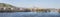 Panoramic photo: Prague Vltava River