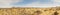 Panoramic photo of stunning desert landscape.