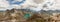 Panoramic photo of Velke Hincovo Pleso lake valley in Tatra Mountains, Slovakia, Europe