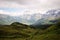 Panoramic photos of Swiss Alps