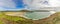 Panoramic picture of Barley Cove Beach