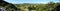 Panoramic picture of green mountains