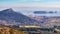 Panoramic picture from a Spanish coastal, village L Estartit in Catalonia, Costa Brava