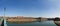 Panoramic picture Toulouse city in France