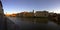 Panoramic Ponte Vecchio during sunset, Florence