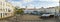 Panoramic of Republic Square in the town of Elvas. Alentejo Regi