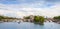 Panoramic rhoto of Cite Island and Pont Neuf, Paris