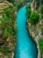 Panoramic river landscape from Koprulu Canyon National Park in Manavgat, Antalya, Turkey. Koprucay