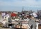 Panoramic of roofs full of antennas in the city of Rabat, Morocco