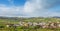 Panoramic rural landscape of Morocco, Africa