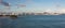 Panoramic of Santos city in a sunny day