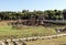 Panoramic Sceneries of The Circus Maximus (Circo Massimo) in Rome, Lazio Province, Italy.