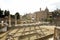 Panoramic Scenes of The Temple of Peace (Foro della Pace) in Rome, Italy.