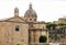 Panoramic Scenes of The Temple of Peace (Foro della Pace) in Rome, Italy.