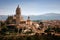 Panoramic of Segovia, Spain